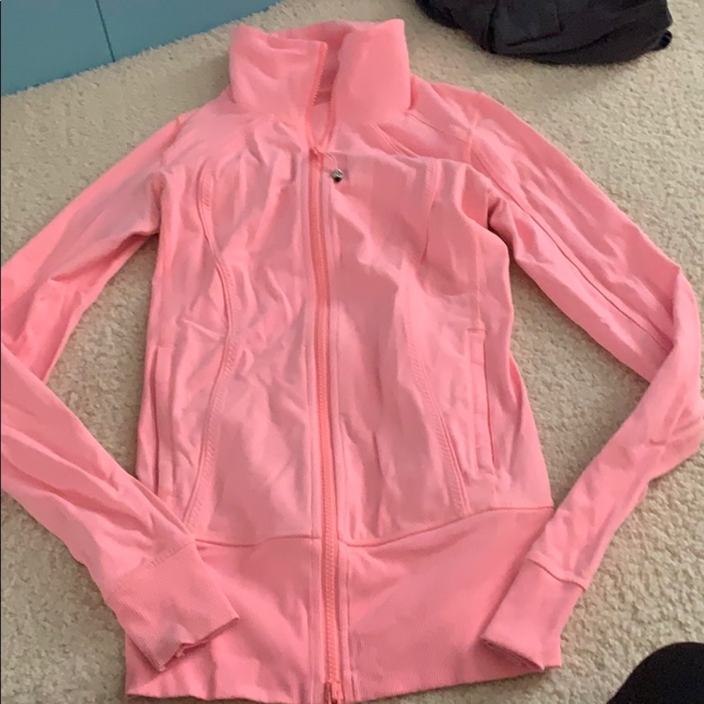 Lululemon bright pink Zip up jacket